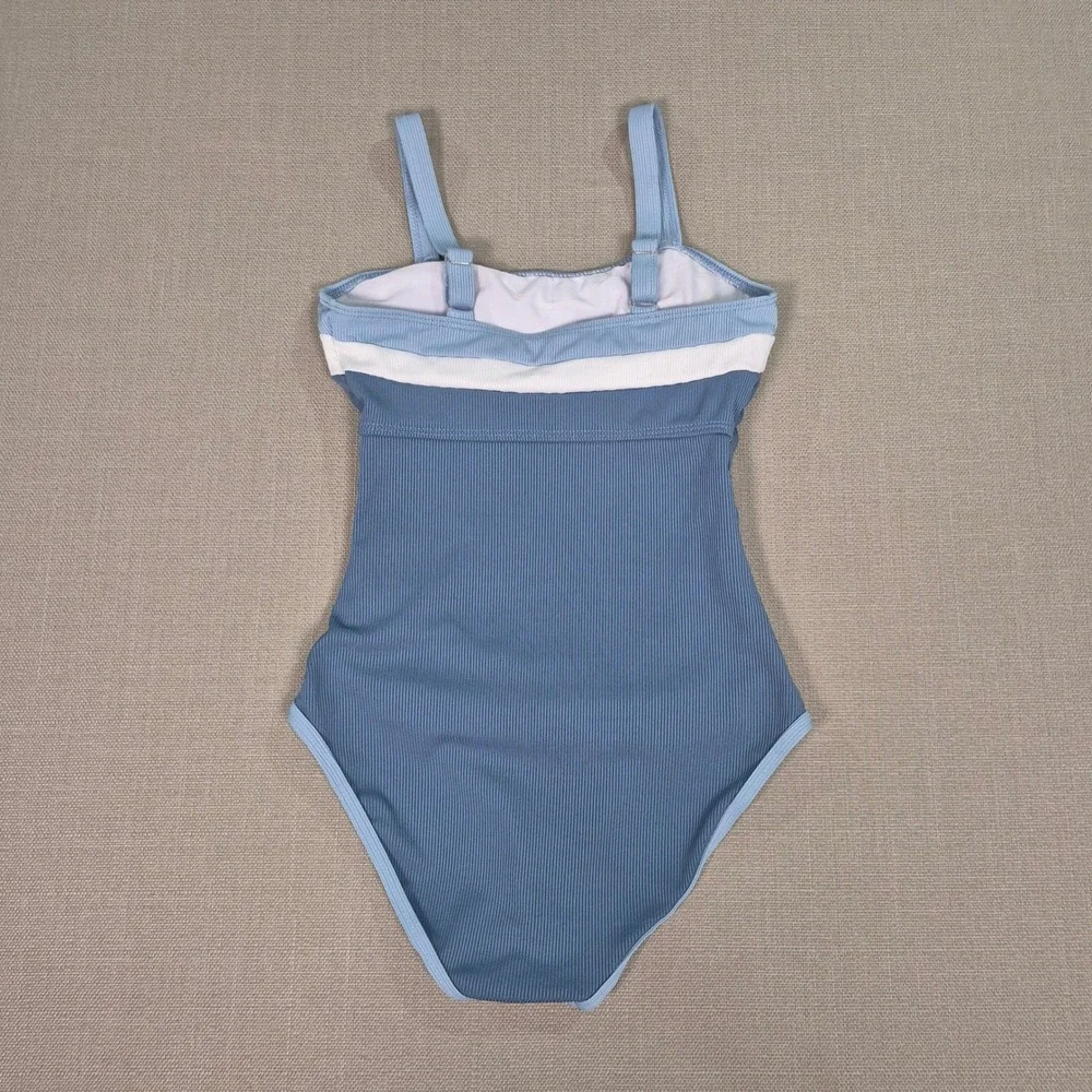 Unbranded blue ribbed